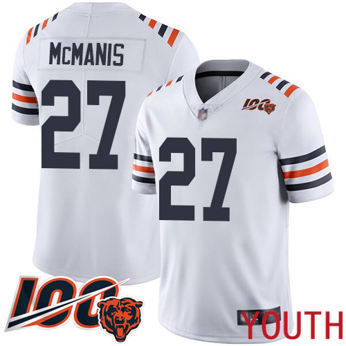 Chicago Bears Limited White Youth Sherrick McManis Jersey NFL Football #27 100th Season